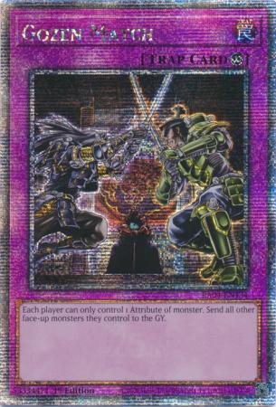Gozen Match - RA04-EN134 - Quarter Century Secret Rare - 1st Edition