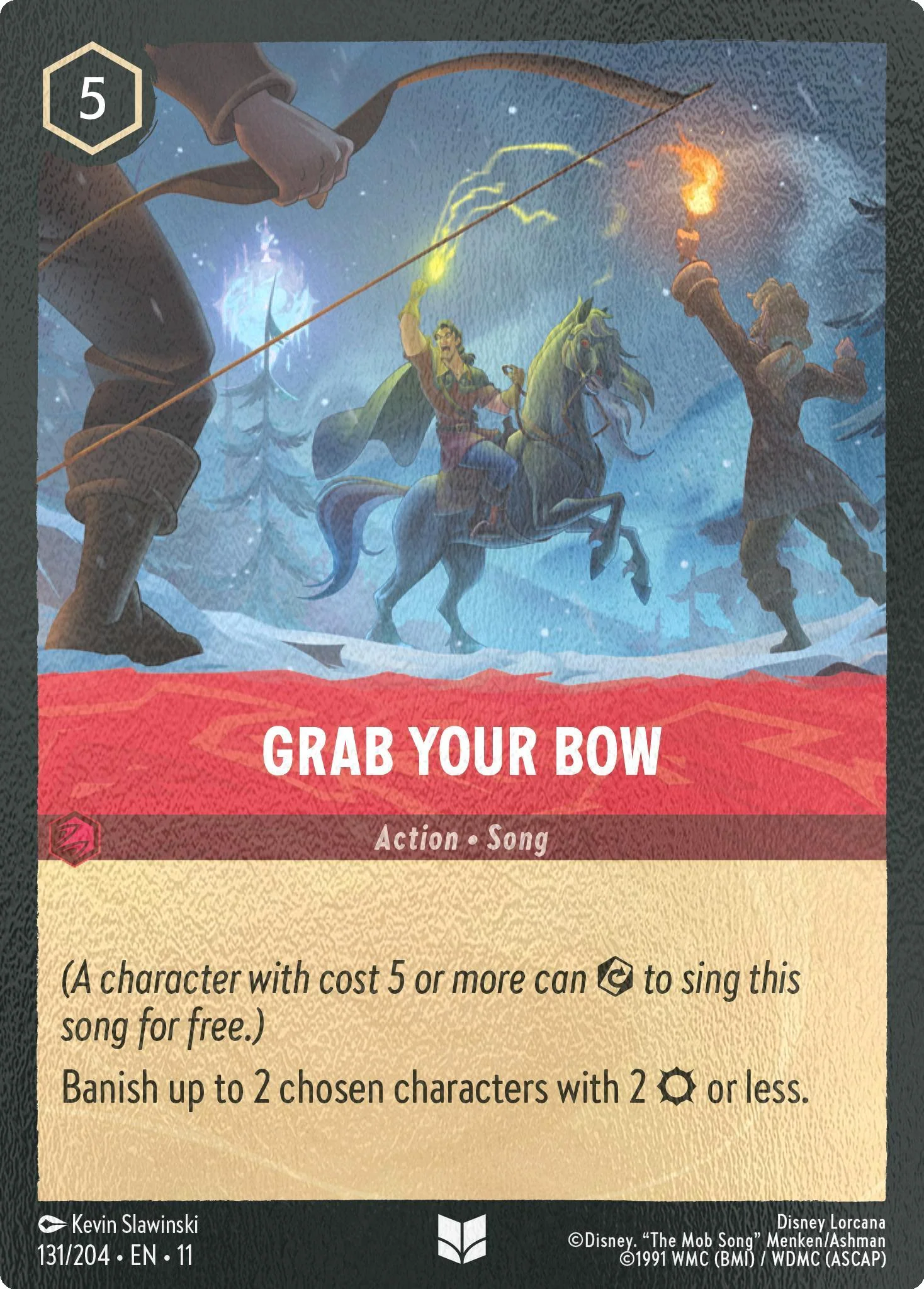 Grab Your Bow - 131/204 [Winterspell] [Cold Foil]