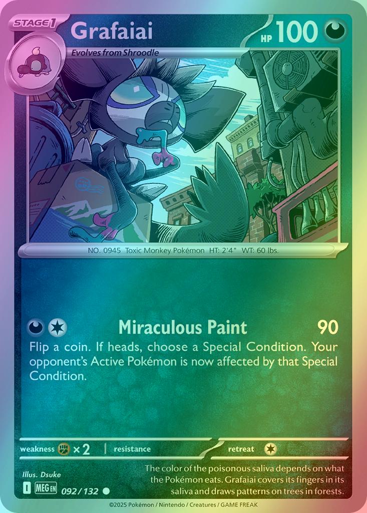Grafaiai - 092/132 - Common [me01-092] [Reverse Holo]