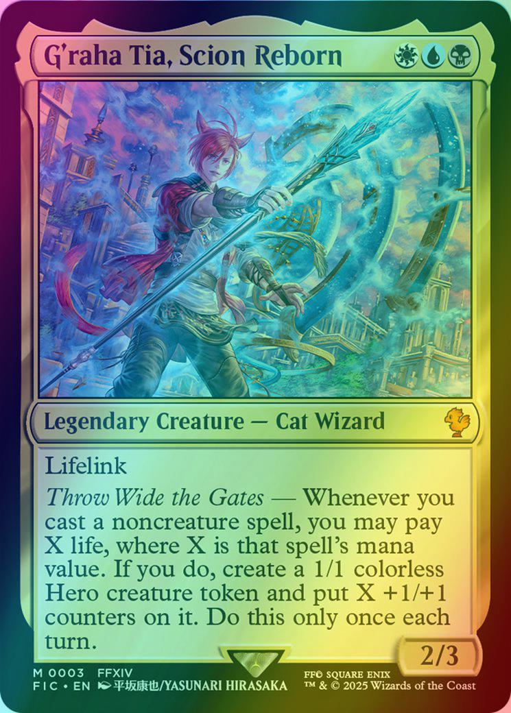 G'raha Tia, Scion Reborn [3] [FINAL FANTASY: Commander] [Foil]