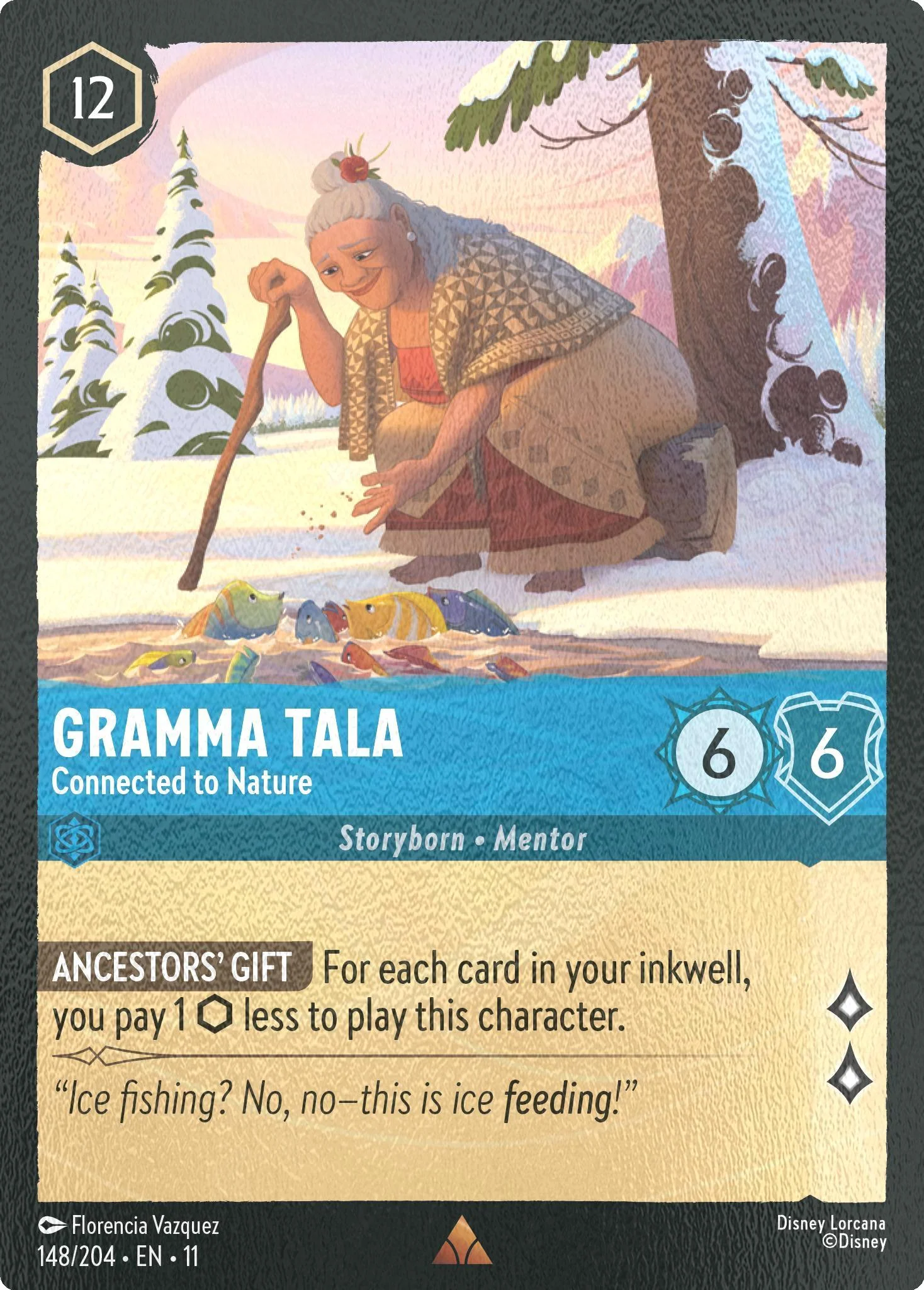 Gramma Tala - Connected to Nature - 148/204 [Winterspell] [Cold Foil]