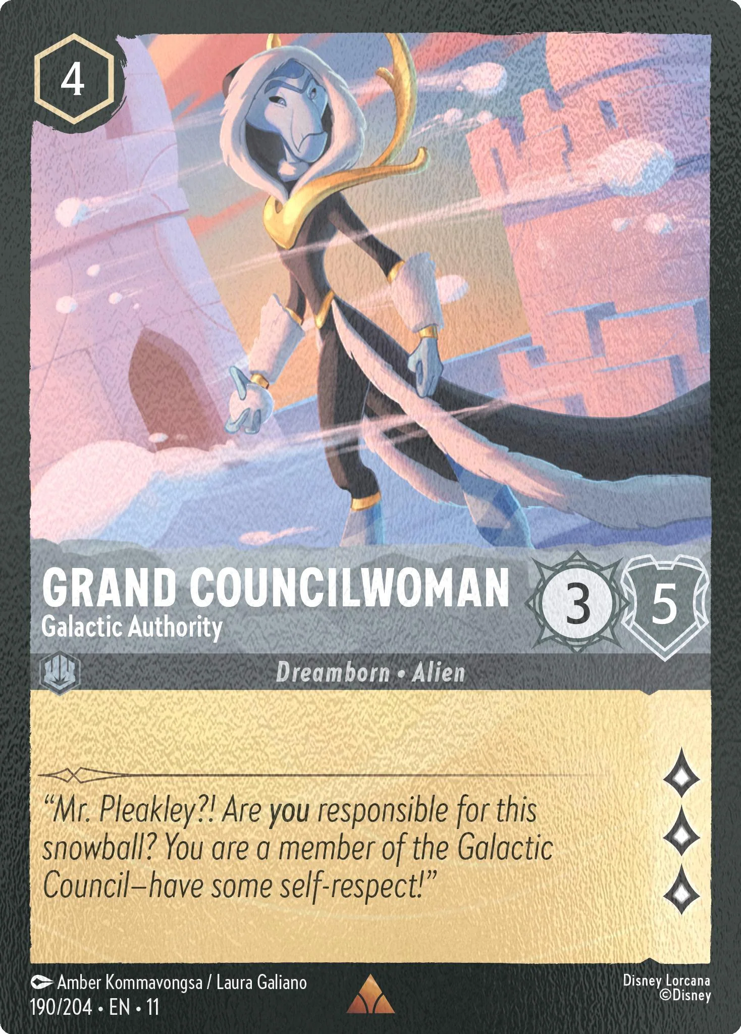 Grand Councilwoman - Galactic Authority - 190/204 [Winterspell] [Cold Foil]