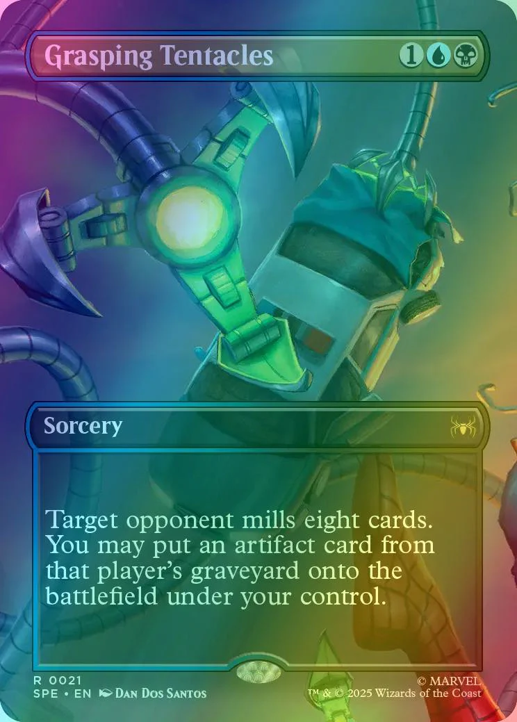 Grasping Tentacles [21] [Borderless] [Scene] [Marvel's Spider-Man Eternal] [Foil]