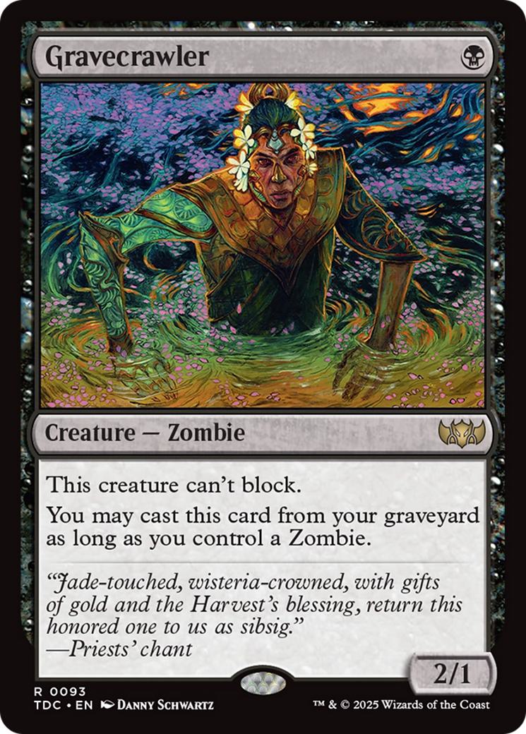 Gravecrawler [93] [Tarkir: Dragonstorm: Commander] [Non-Foil]