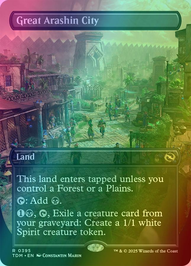 Great Arashin City [395] [Borderless] [Tarkir: Dragonstorm] [Foil]