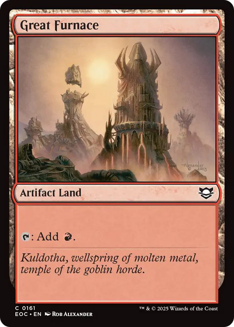Great Furnace [161] [Edge of Eternities: Commander] [Non-Foil]