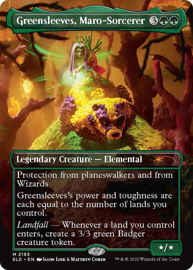Greensleeves, Maro-Sorcerer [2193] [Borderless] [Play-Doh] [Secret Lair Drop] [Non-Foil]