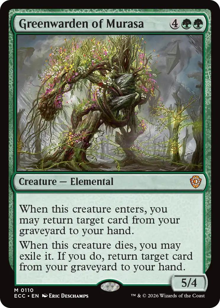 Greenwarden of Murasa [110] [Lorwyn Eclipsed: Commander] [Non-Foil]