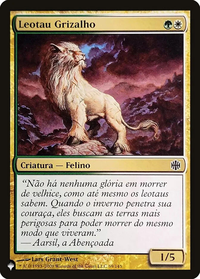 Grizzled Leotau - Portugese [ARB-69] [The List] [Non-Foil]