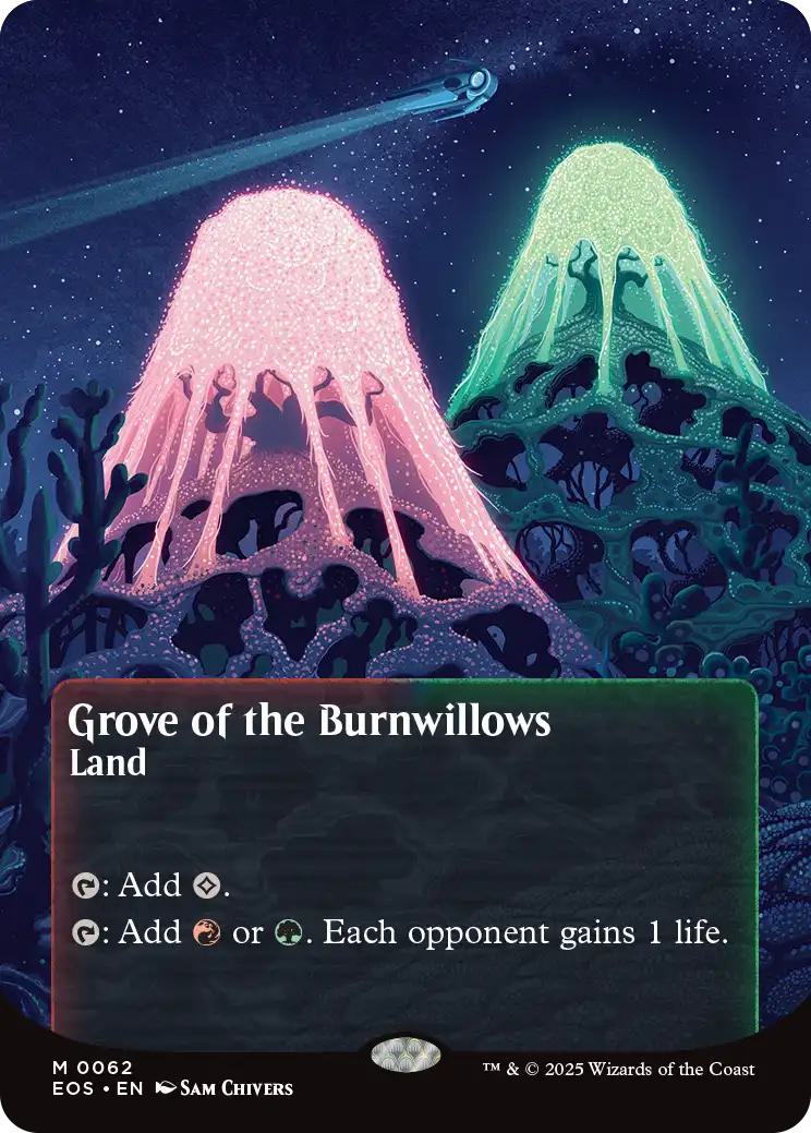 Grove of the Burnwillows [62] [Borderless] [Poster] [Edge of Eternities: Stellar Sights] [Non-Foil]