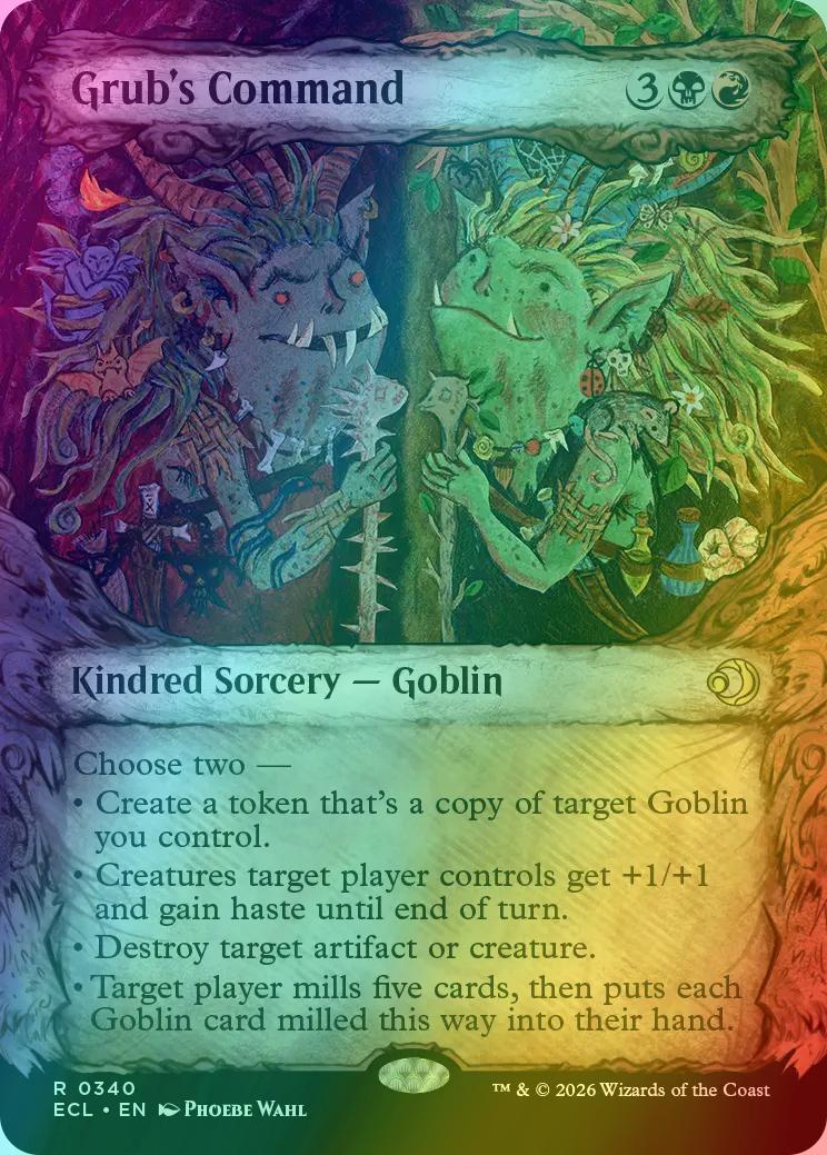 Grub's Command [340] [Fable Frame] [Lorwyn Eclipsed] [Foil]