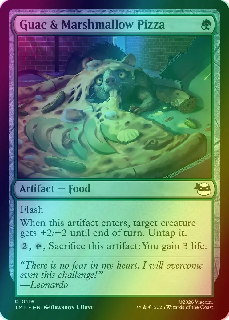 Guac & Marshmallow Pizza [116] [Teenage Mutant Ninja Turtles] [Foil]