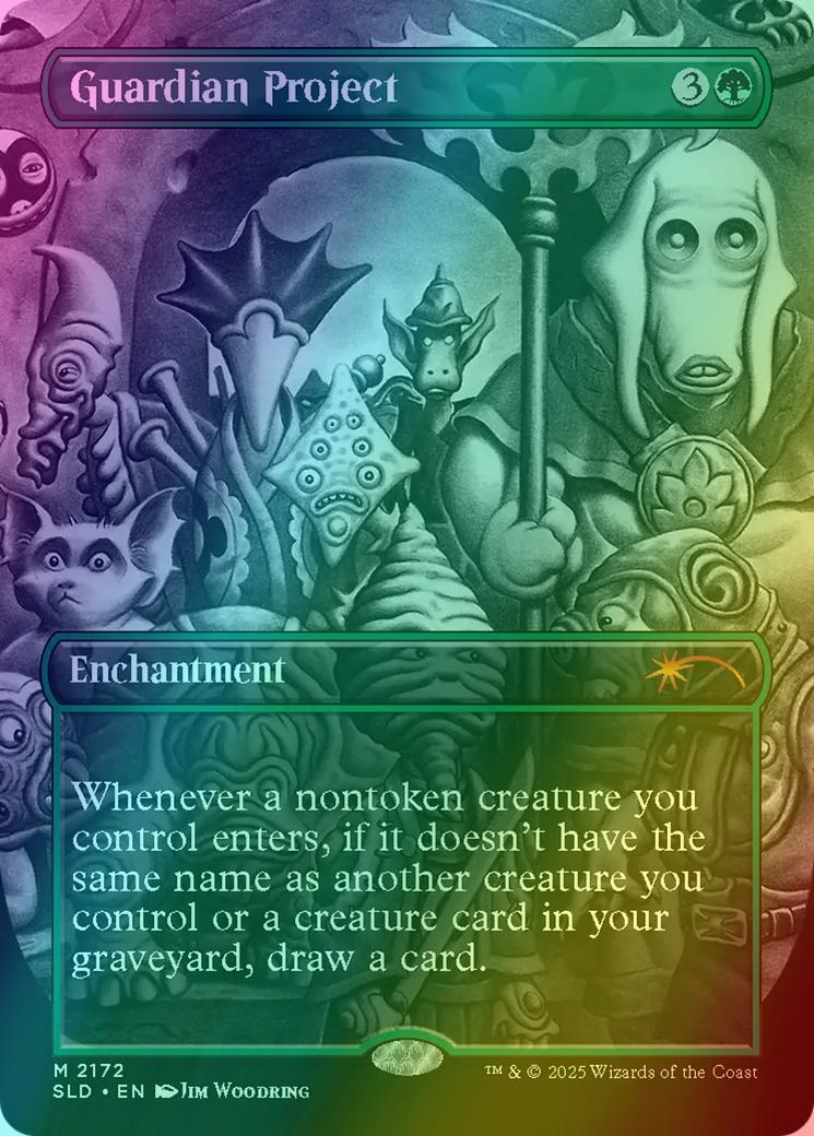 Guardian Project [2172] [Borderless] [Dreaming Darkly] [Secret Lair Drop] [Rainbow Foil]