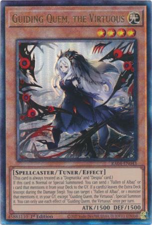 Guiding Quem, the Virtuous - RA04-EN043 - Ultimate Rare - 1st Edition