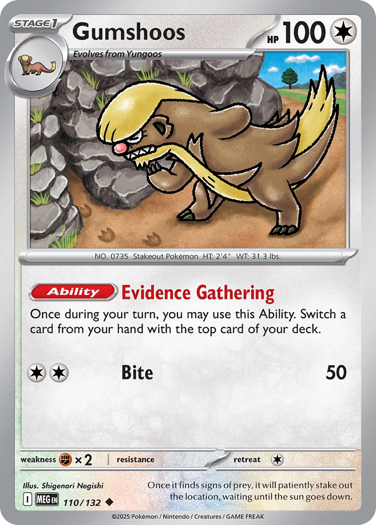 Gumshoos - 110/132 - Uncommon [me01-110] [Non-Holo]