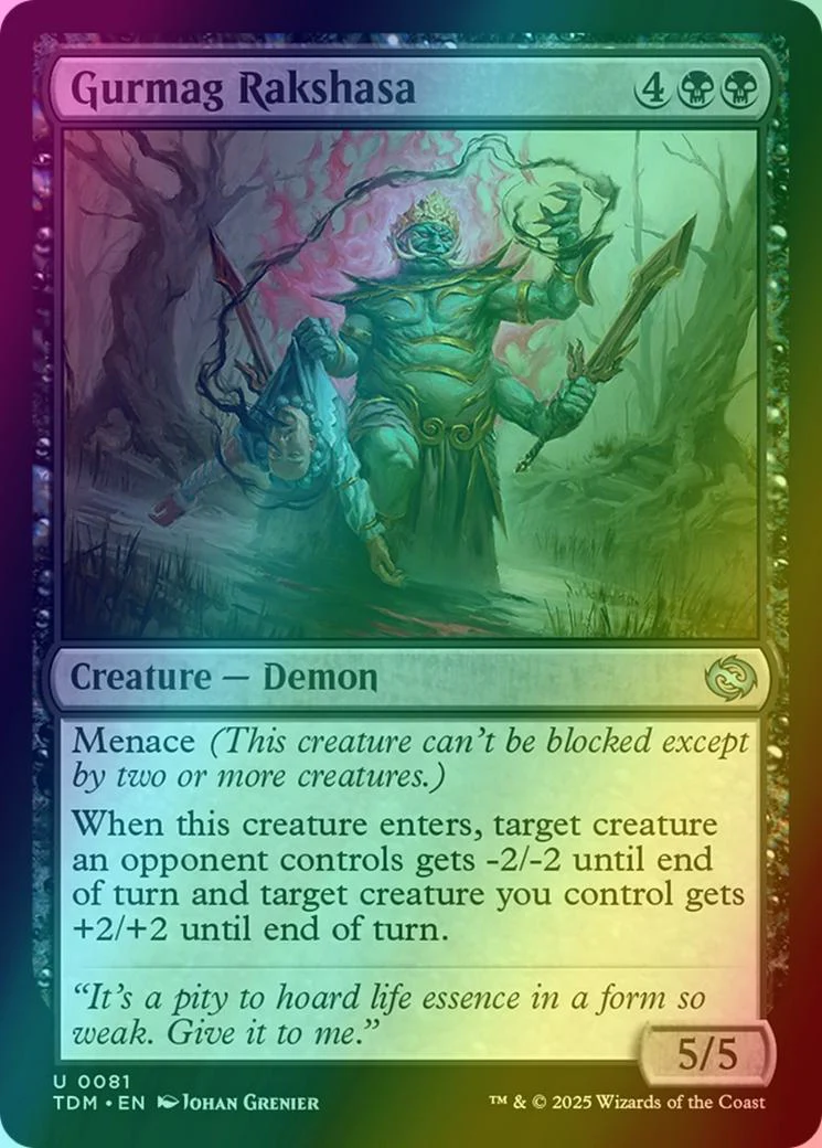 Gurmag Rakshasa [81] [Tarkir: Dragonstorm] [Foil]