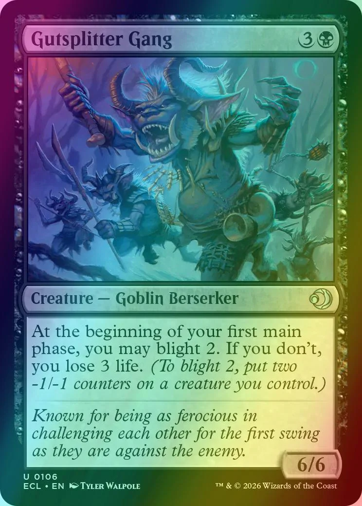 Gutsplitter Gang [106] [Lorwyn Eclipsed] [Foil]