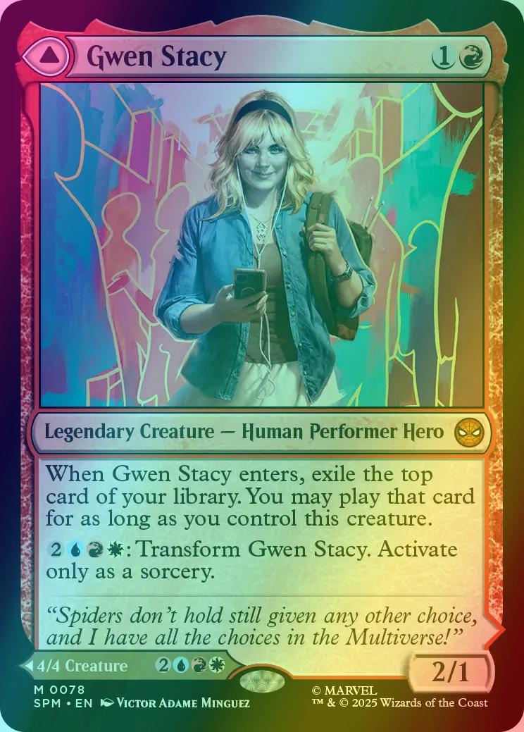 Gwen Stacy // Ghost-Spider [78] [Marvel's Spider-Man] [Foil]