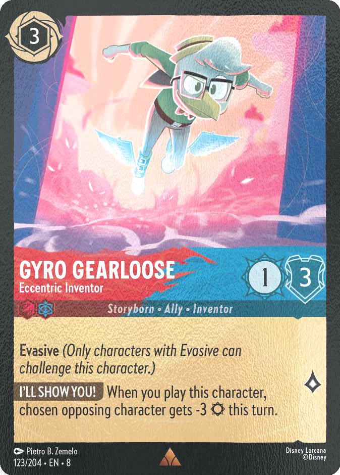 Gyro Gearloose - Eccentric Inventor - 123/204 [Reign of Jafar] [Cold Foil]