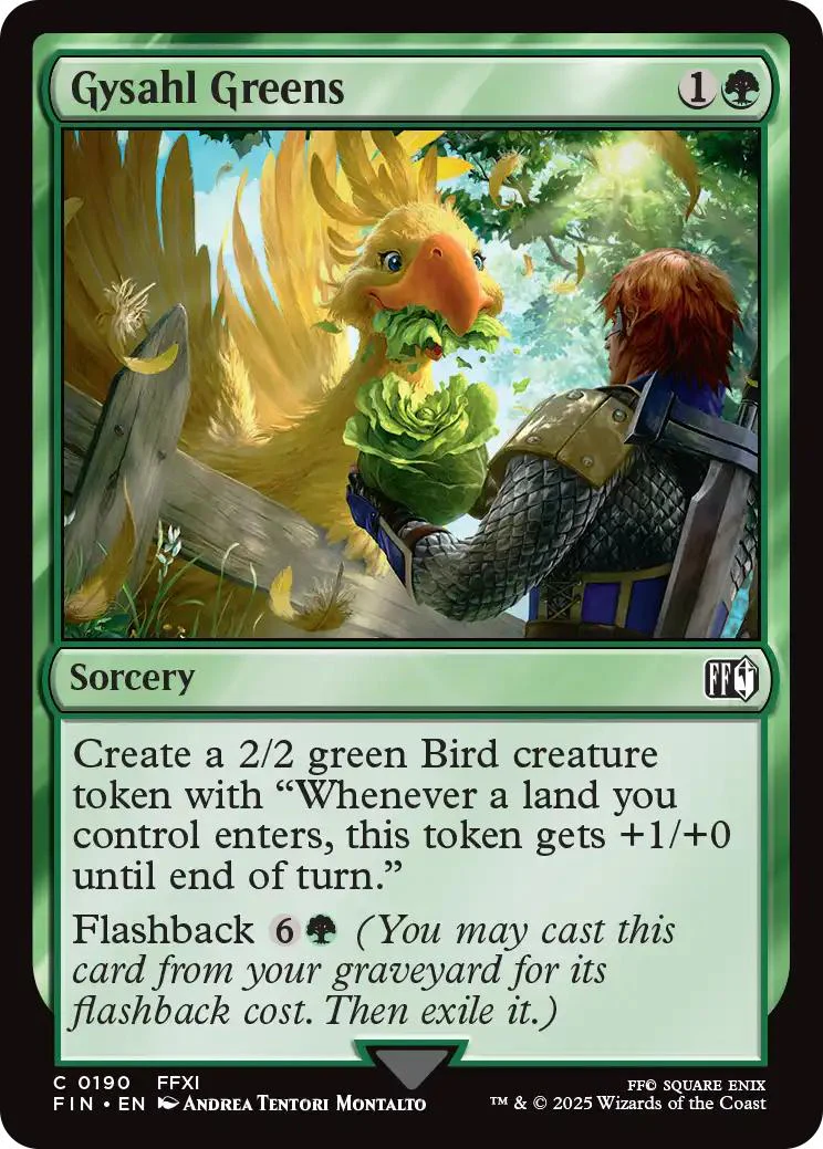 Gysahl Greens [190] [FINAL FANTASY] [Non-Foil]