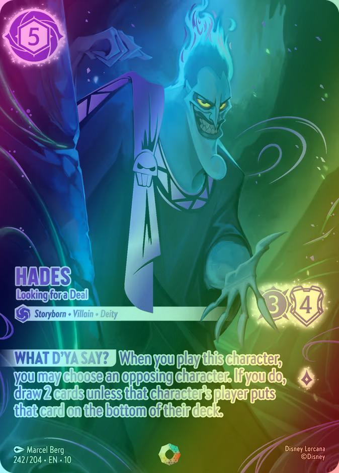 Hades - Looking for a Deal (Iconic) - 242/204 [Whispers in the Well] [Holofoil]
