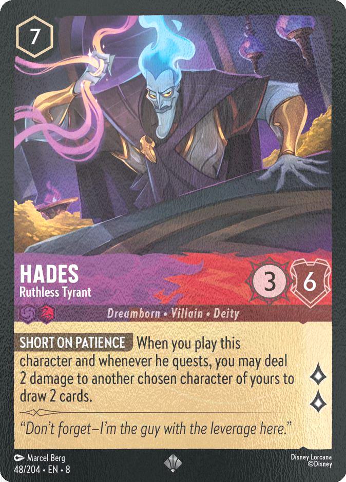 Hades - Ruthless Tyrant - 48/204 [Reign of Jafar] [Cold Foil]