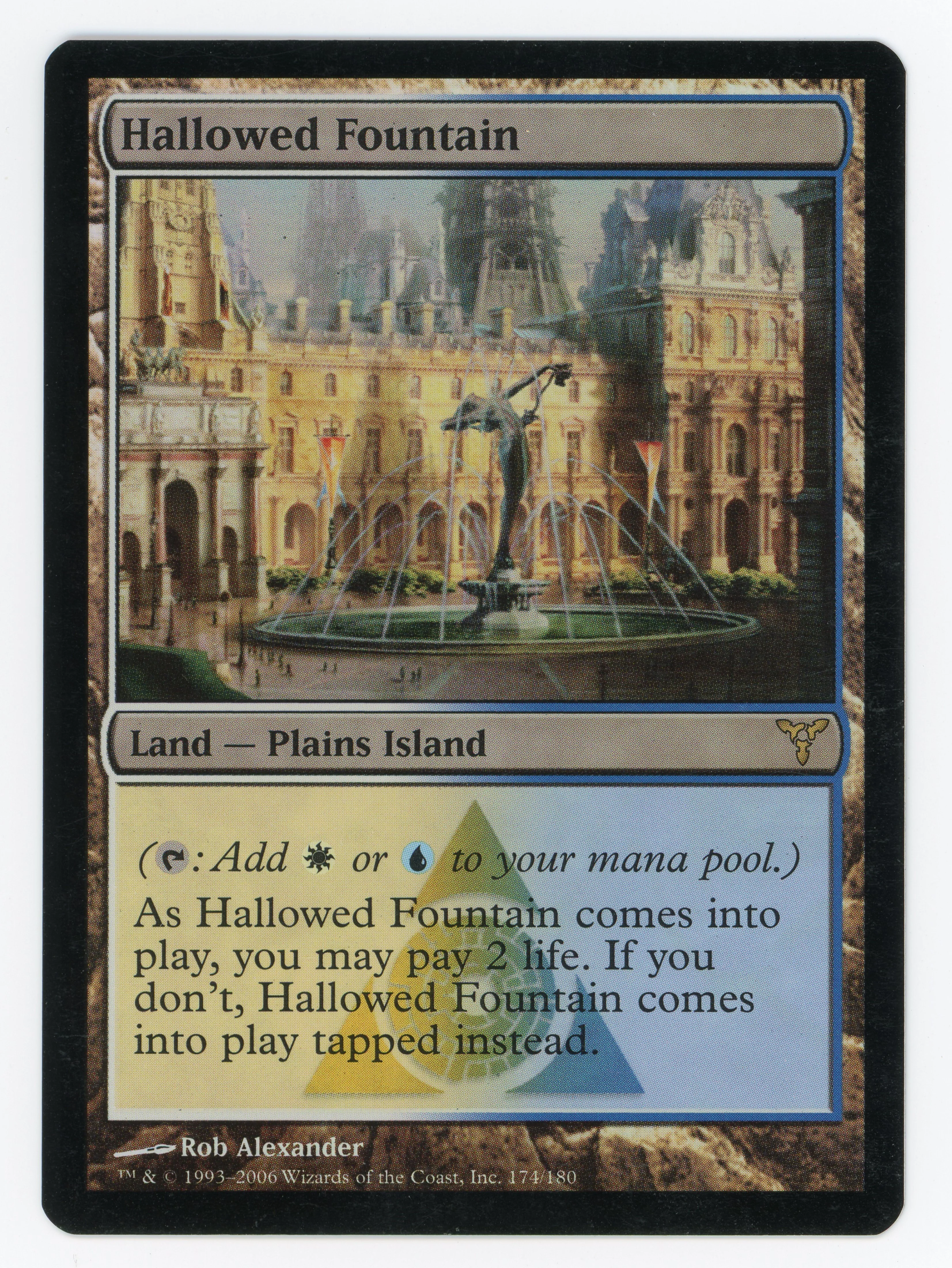 Hallowed Fountain - Foil - Scan 13809