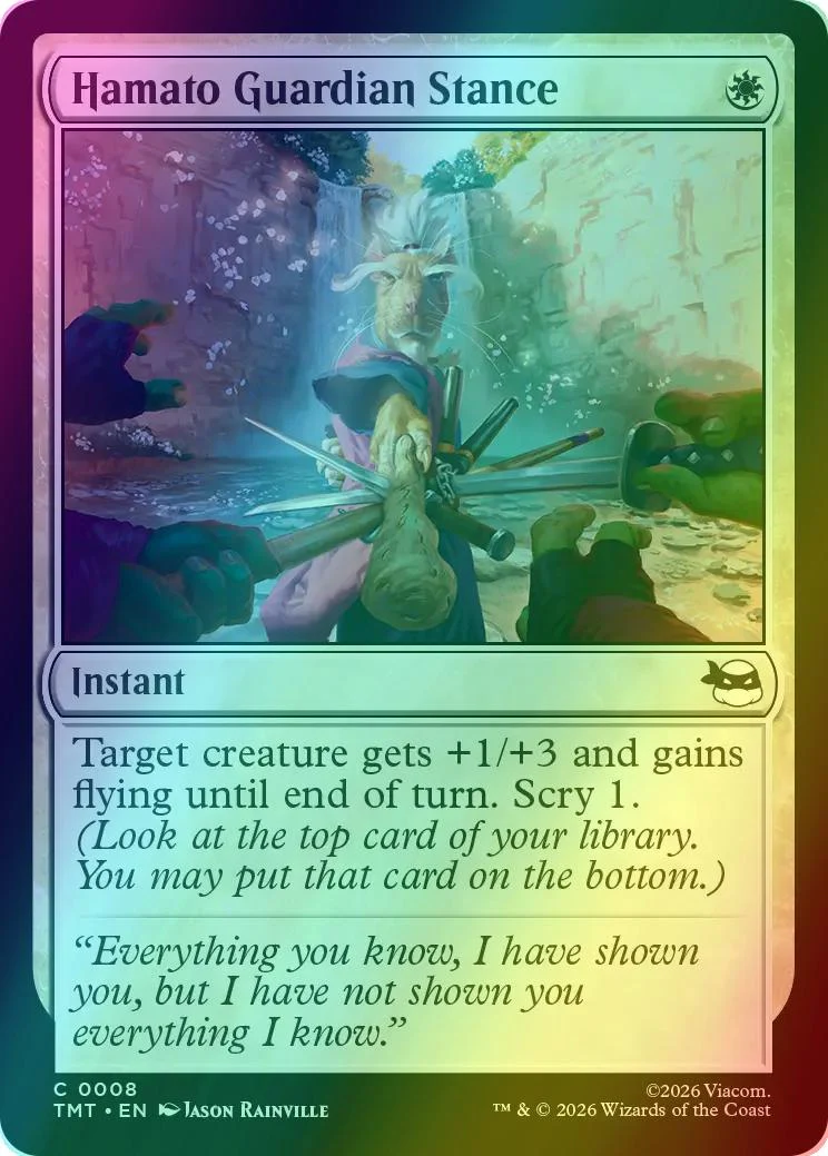 Hamato Guardian Stance [8] [Teenage Mutant Ninja Turtles] [Foil]