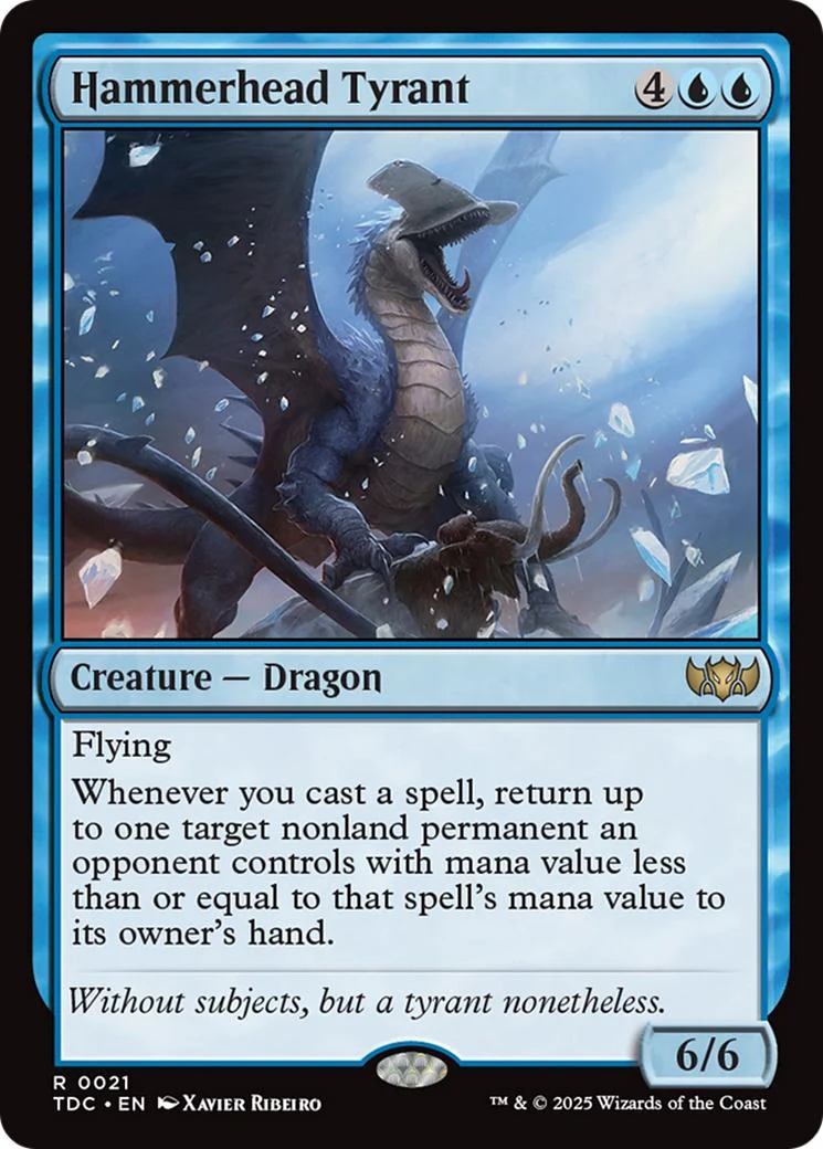 Hammerhead Tyrant [21] [Tarkir: Dragonstorm: Commander] [Non-Foil]