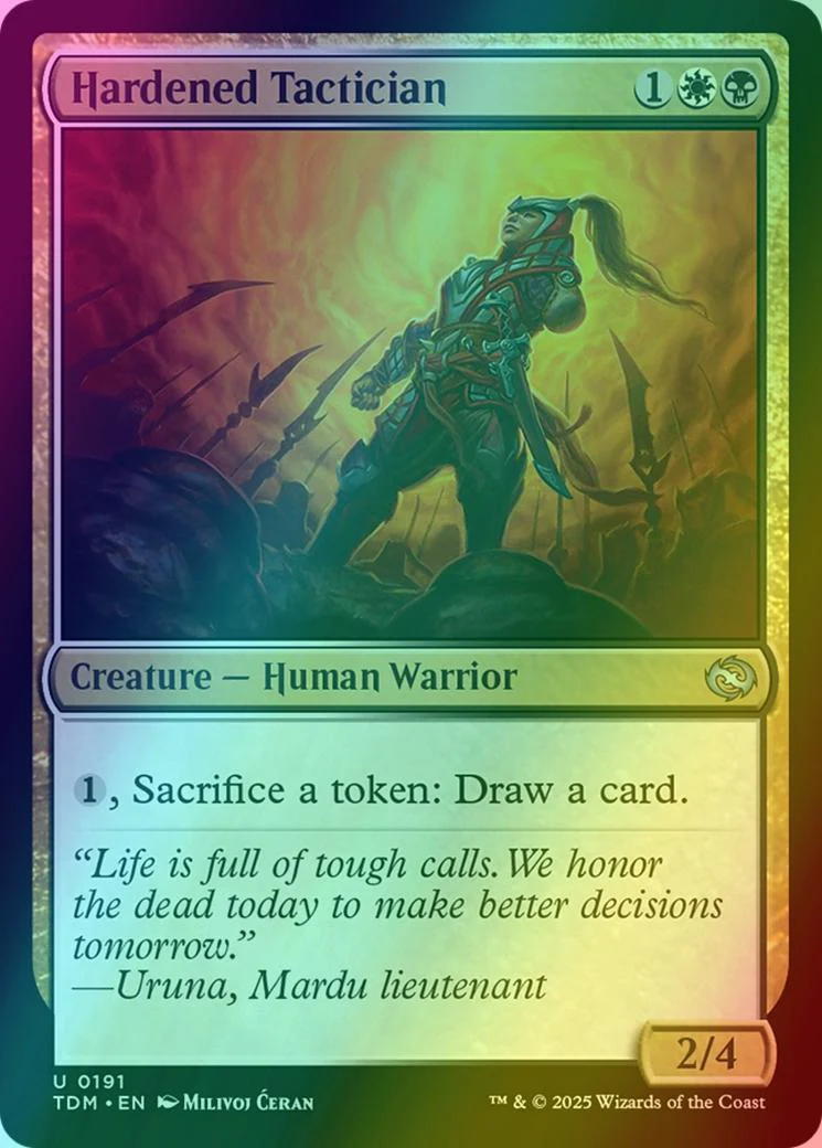 Hardened Tactician [191] [Tarkir: Dragonstorm] [Foil]