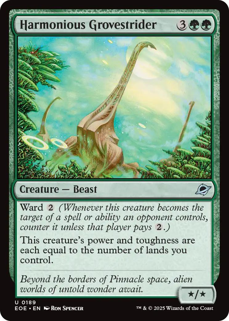 Harmonious Grovestrider [189] [Edge of Eternities] [Non-Foil]