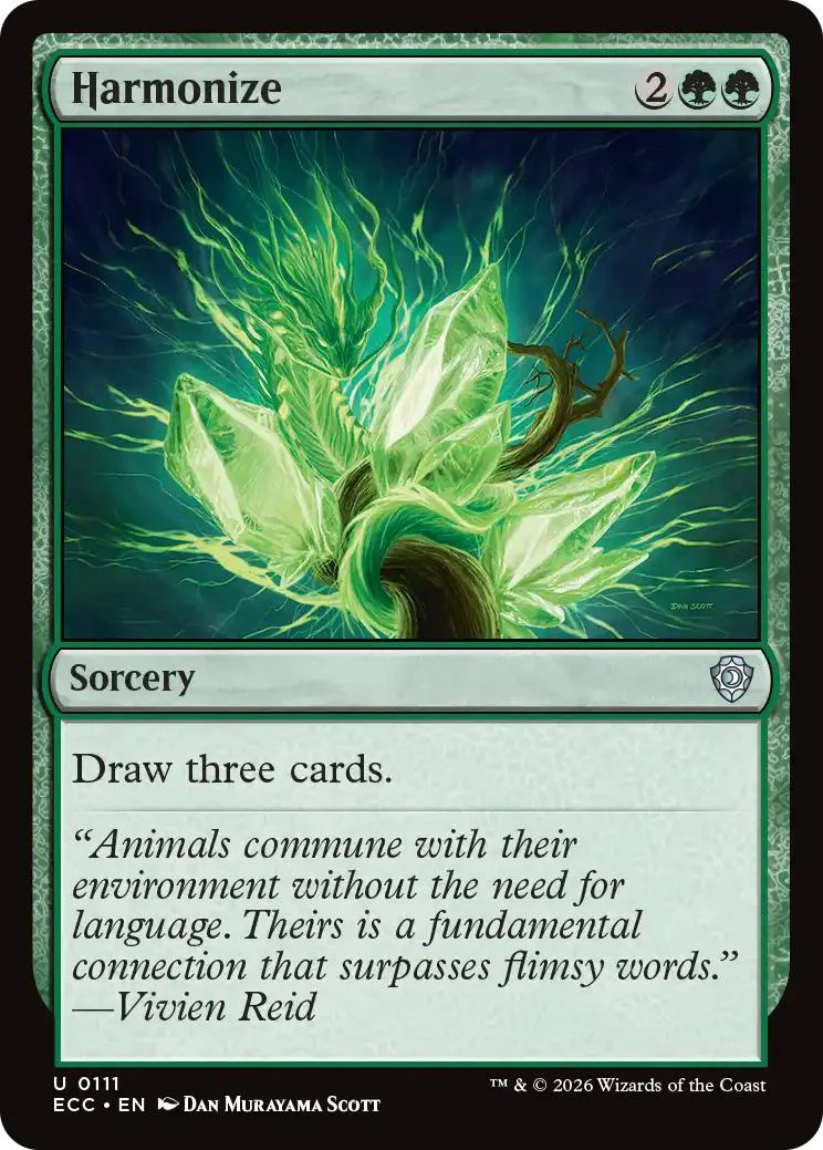 Harmonize [111] [Lorwyn Eclipsed: Commander] [Non-Foil]