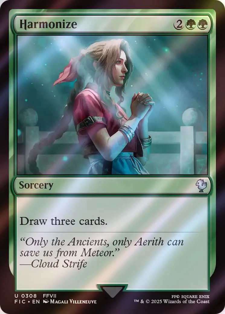 Harmonize [308] [FINAL FANTASY: Commander] [Surge Foil]