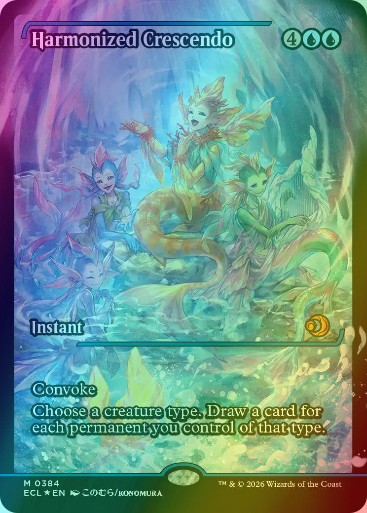 Harmonized Crescendo [384] [Japan Showcase] [Lorwyn Eclipsed] [Foil]