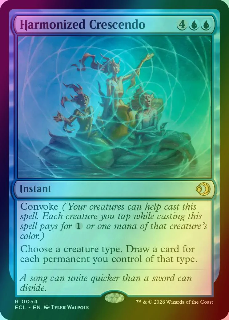 Harmonized Crescendo [54] [Lorwyn Eclipsed] [Foil]