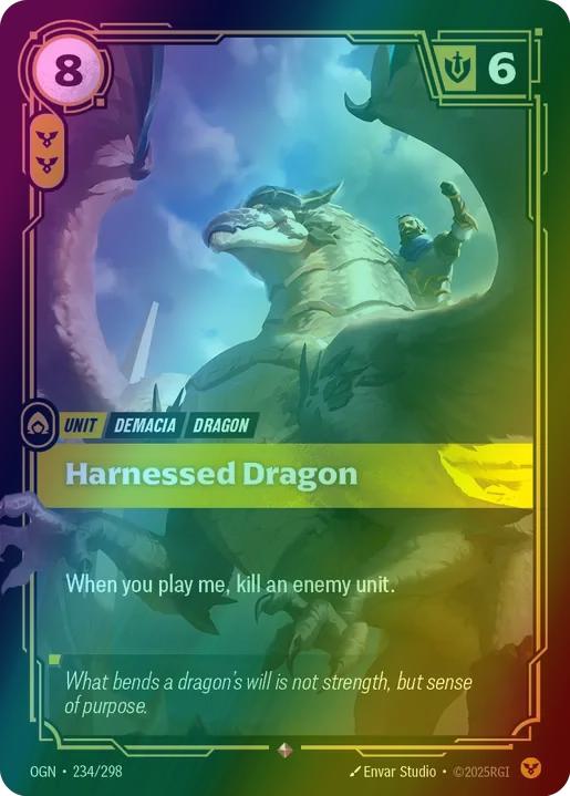 Harnessed Dragon - 234/298 [Origins] [Foil]