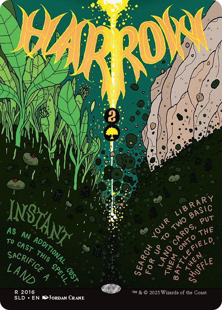 Harrow [2016] [Borderless] [Garden Buds] [Secret Lair Drop] [Non-Foil]