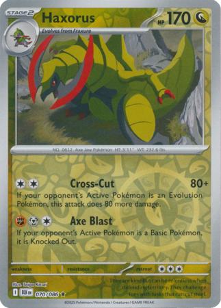 Haxorus - 070/086 - Rare [sv105b-070] [Reverse Holo]