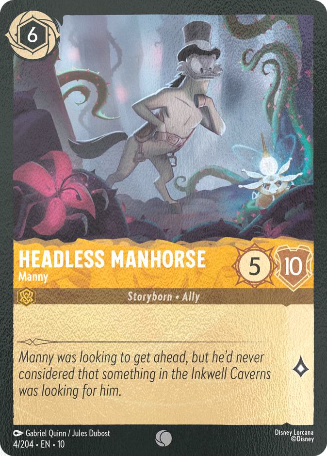 Headless Manhorse - Manny - 4/204 [Whispers in the Well] [Cold Foil]