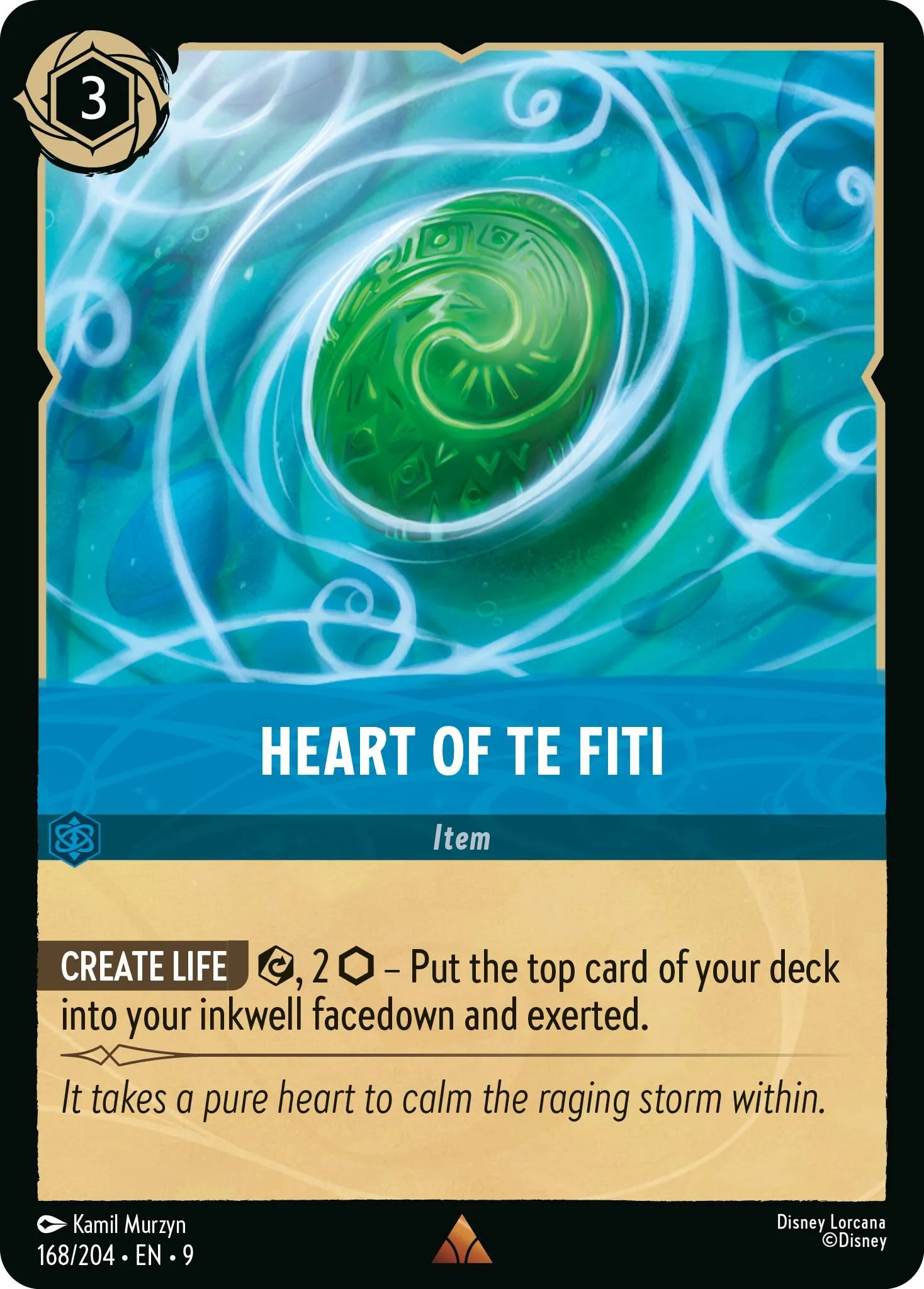 Heart of Te Fiti - 168/204 [Fabled] [Non-Foil]