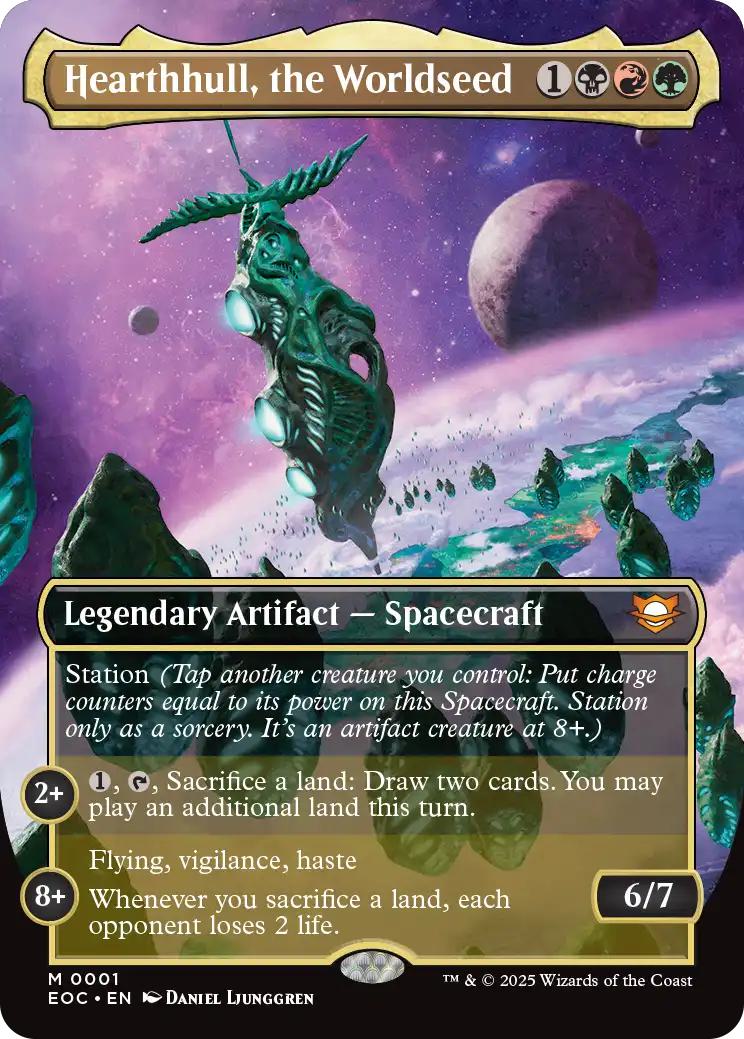 Hearthhull, the Worldseed [1] [Borderless] [Edge of Eternities: Commander] [Non-Foil]