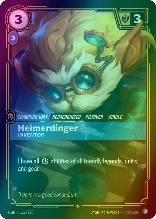 Heimerdinger - Inventor - 111/298 [Origins] [Foil]