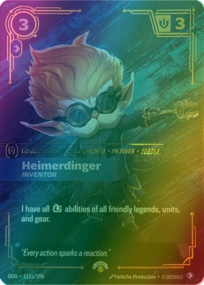 Heimerdinger - Inventor - 111a/298 [Riftbound Promotional Cards] [Foil]