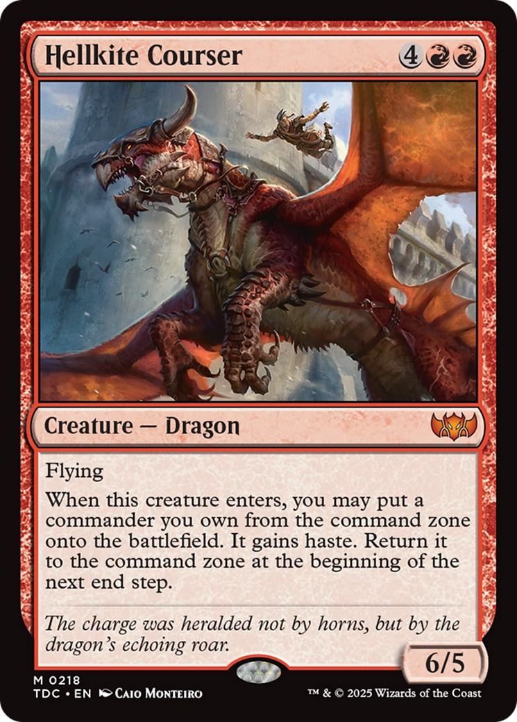 Hellkite Courser [218] [Tarkir: Dragonstorm: Commander] [Non-Foil]