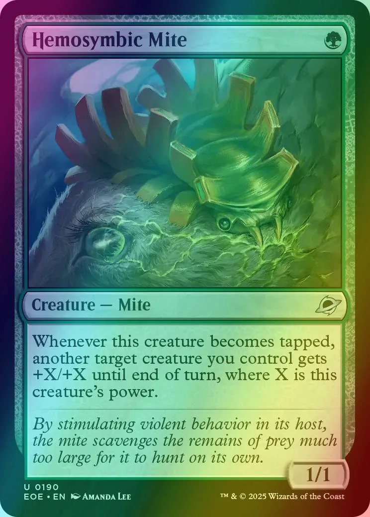 Hemosymbic Mite [190] [Edge of Eternities] [Foil]