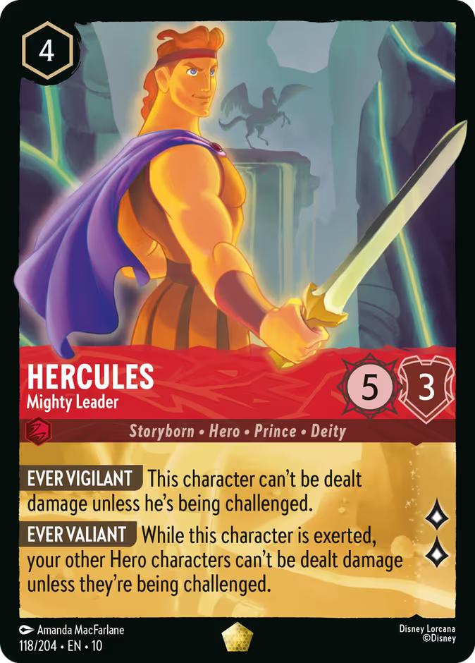 Hercules - Mighty Leader - 118/204 [Whispers in the Well] [Non-Foil]