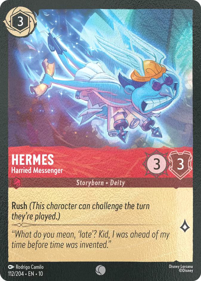 Hermes - Harried Messenger - 112/204 [Whispers in the Well] [Cold Foil]
