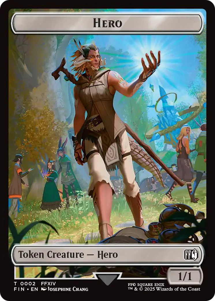 Hero Token (02) // Knight Token (10) [FINAL FANTASY: Tokens] [Non-Foil]