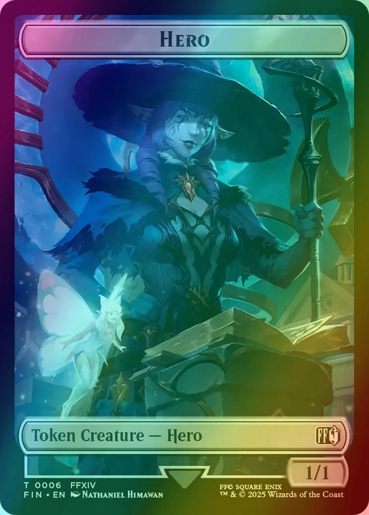 Hero Token (06) // Robot Warrior Token (12) [FINAL FANTASY: Tokens] [Foil]