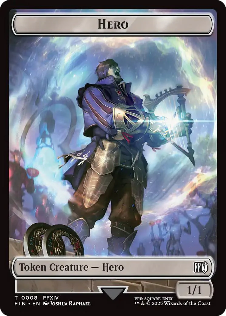 Frog Token (18) // Hero Token (08) [FINAL FANTASY: Tokens] [Non-Foil] - Image 2